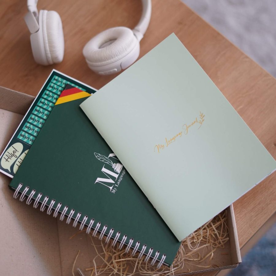 MLA Box with notebook, stikers and journal
